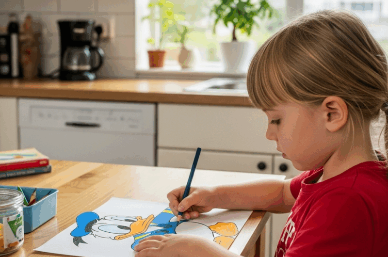 Donald Duck tekenen