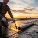 Dakbedekking op plat dak