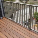 Hekwerk voor balkon van aluminium