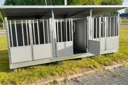 Kalverbox op wielen