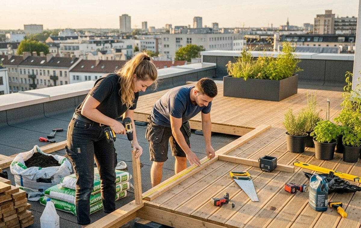 Wat kost het aanleggen van een dakterras