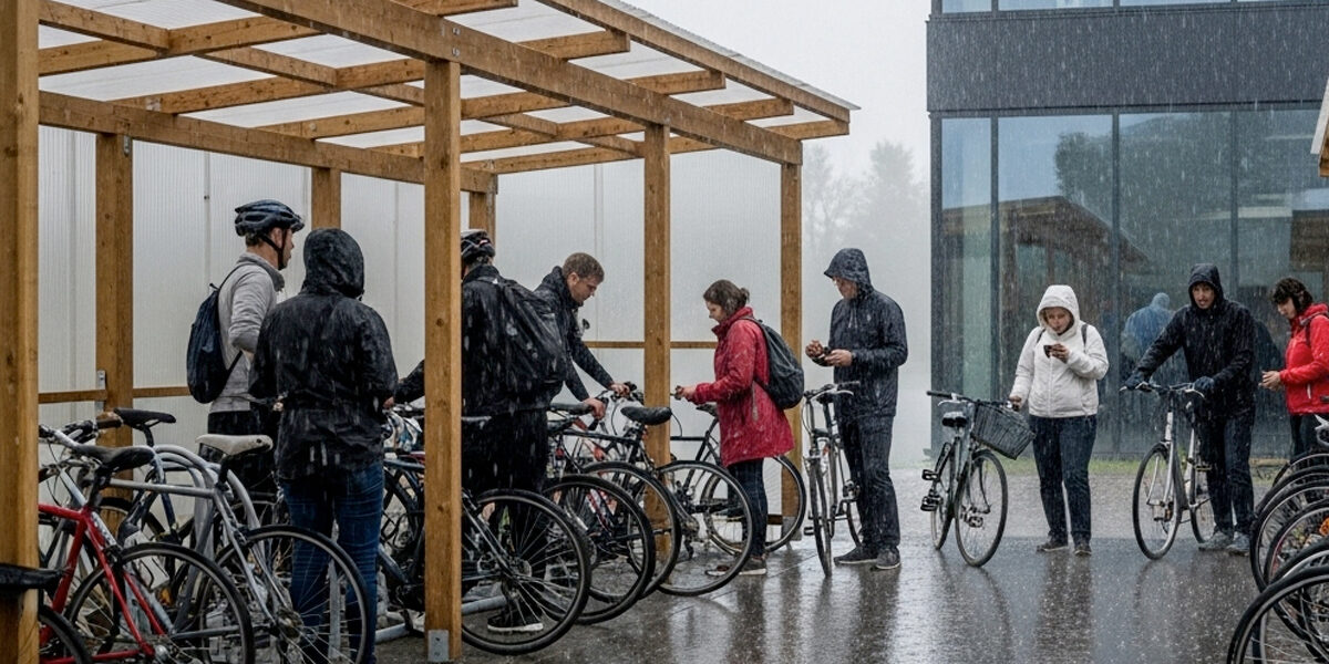 Fietsenhok laten plaatsen bij je bedrijf