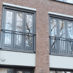 Frans balkonhek van aluminium