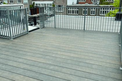 Hekwerk voor dakterras