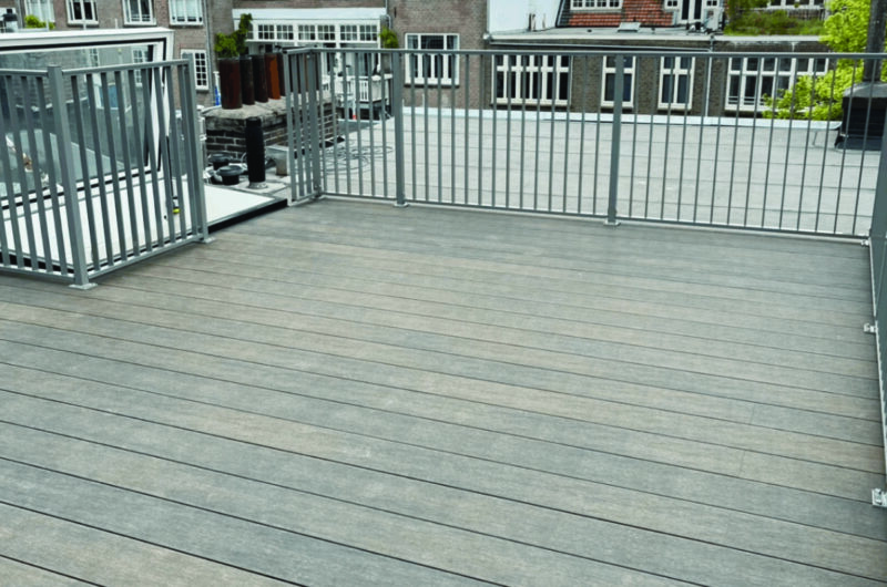 Hekwerk voor dakterras