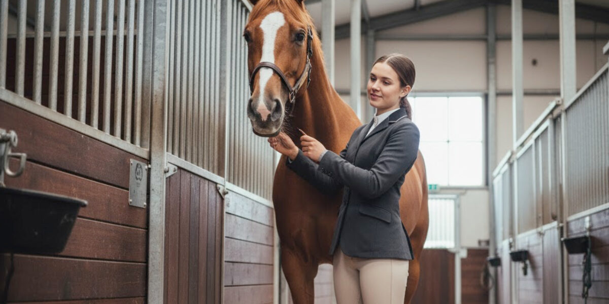 Paardenboxen laten plaatsen