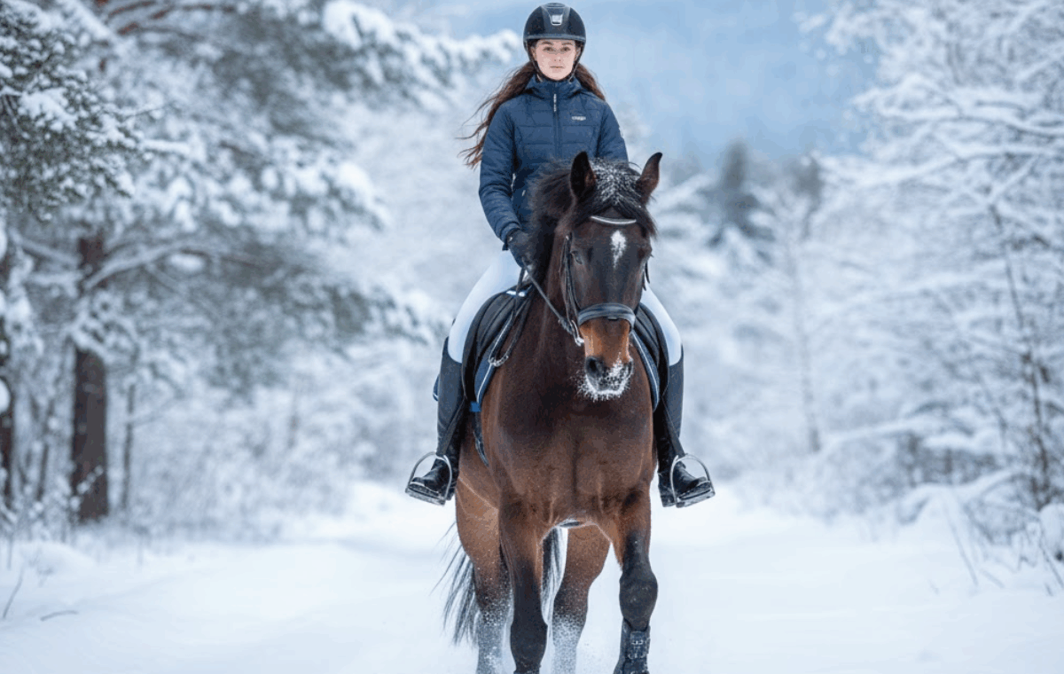 Paardrijden in de winter