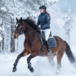 Paardrijden in november