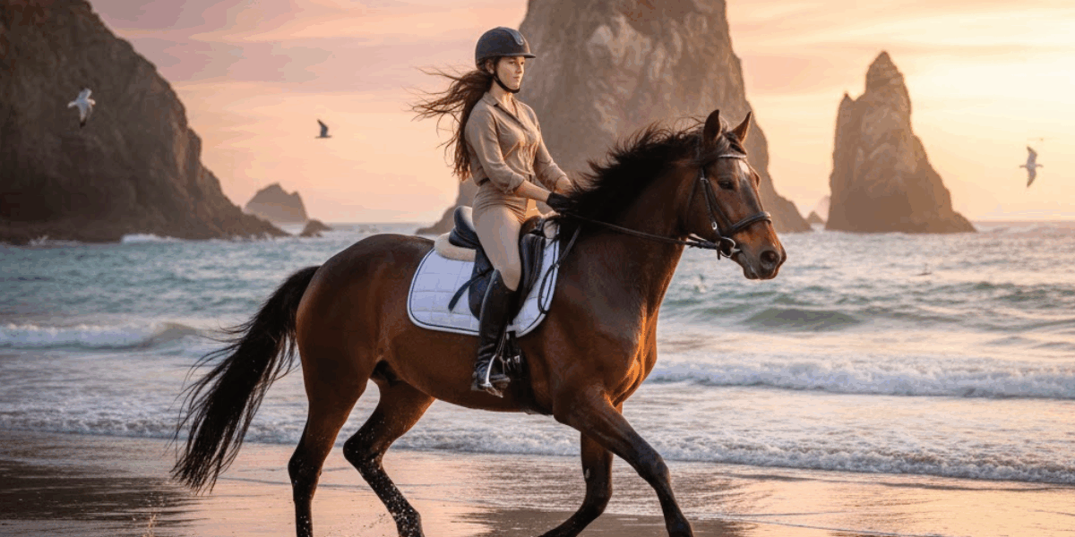 strandrit met je paard