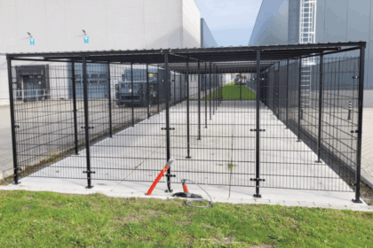 Stalen fietsenhok laten plaatsen