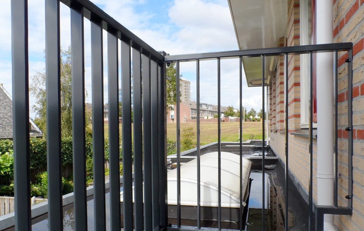 Hekwerk voor balkon van staal