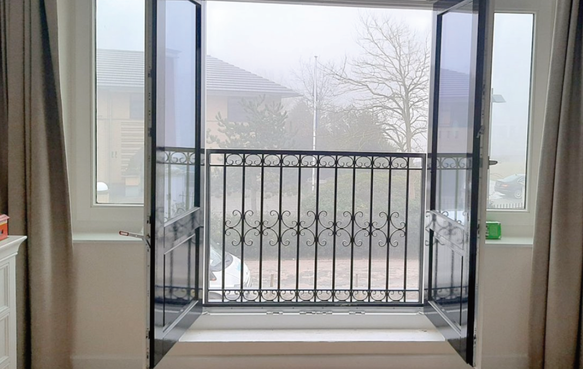 kozijnen voor een Frans balkon