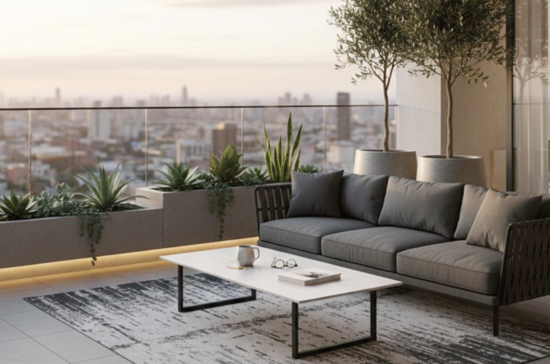 Klein balkonnetje inrichten