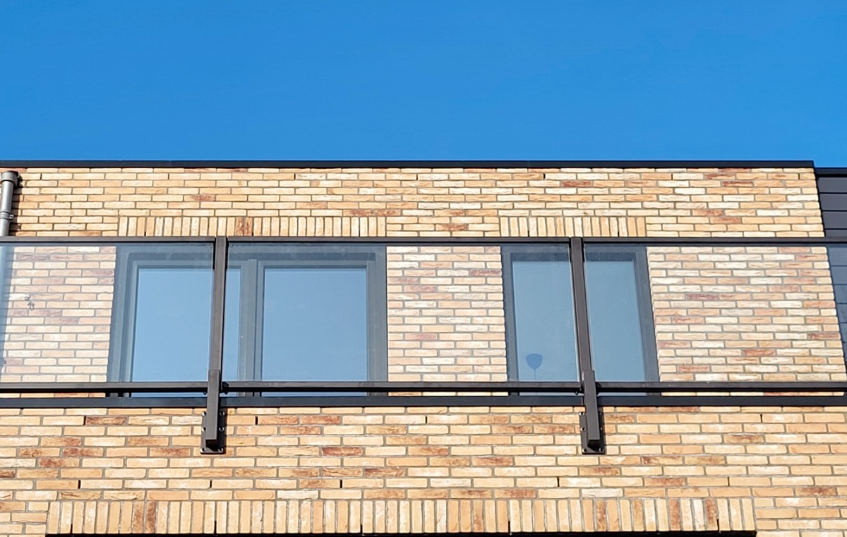 Webshop met glasbalustrades