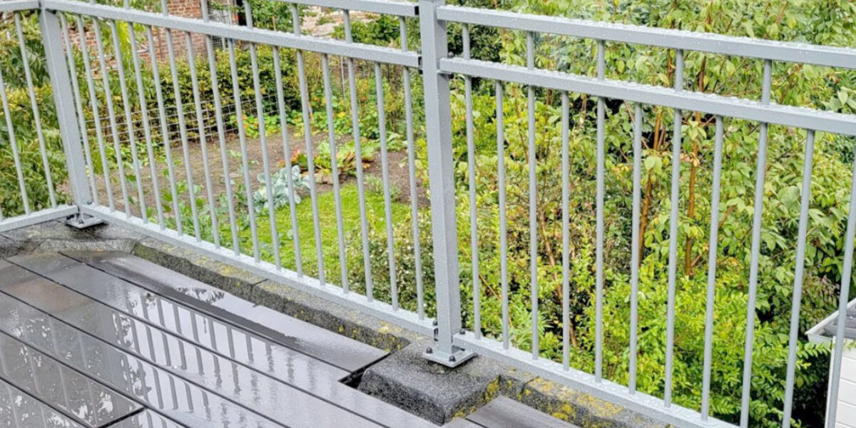 Balustrades voor een dakterras