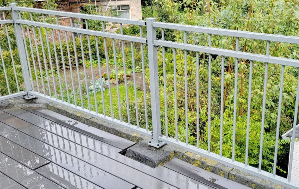 Balustrades voor een dakterras