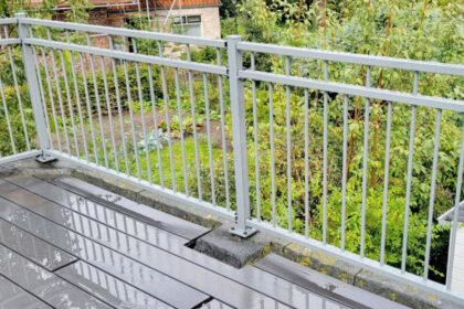 Balustrades voor een dakterras