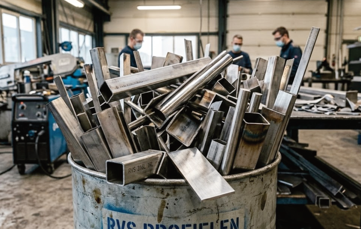 Bestaat roestvrij staal voor 100% uit staal