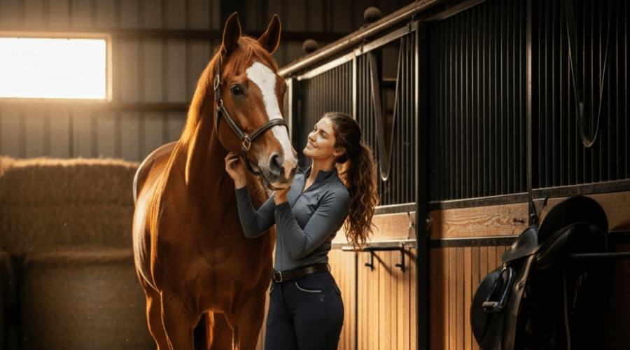 Paardenbox wanden gepoedercoat