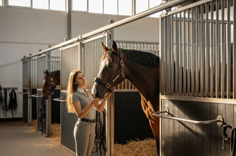 Paardenbox wanden thermisch verzinkt