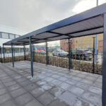 Stalen fietsenhok laten lassen