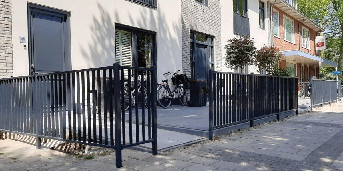 Stalen tuinhekwerk op maat gemaakt