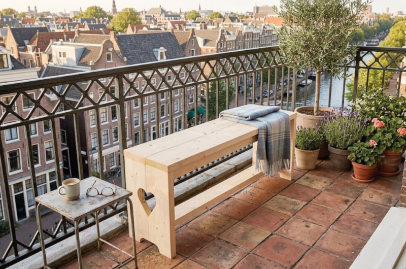 balkon bankje op maat