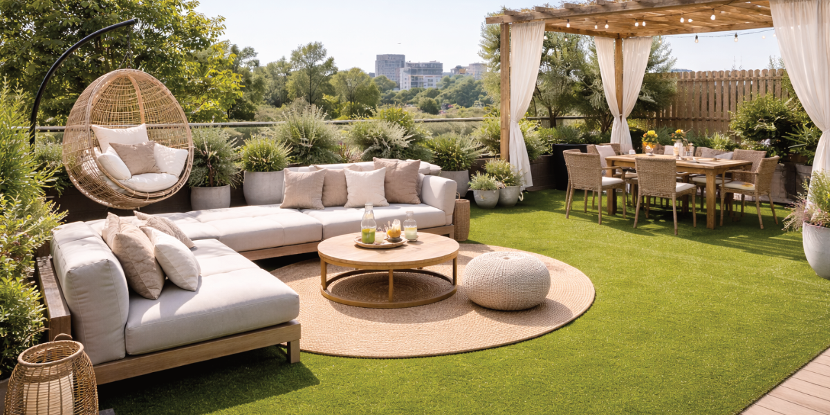 Kunstgras op dakterras doe het zelf