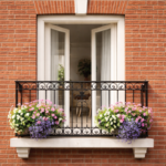 Kunststof kozijn voor Frans balkon