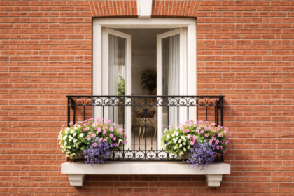 Kunststof kozijn voor Frans balkon