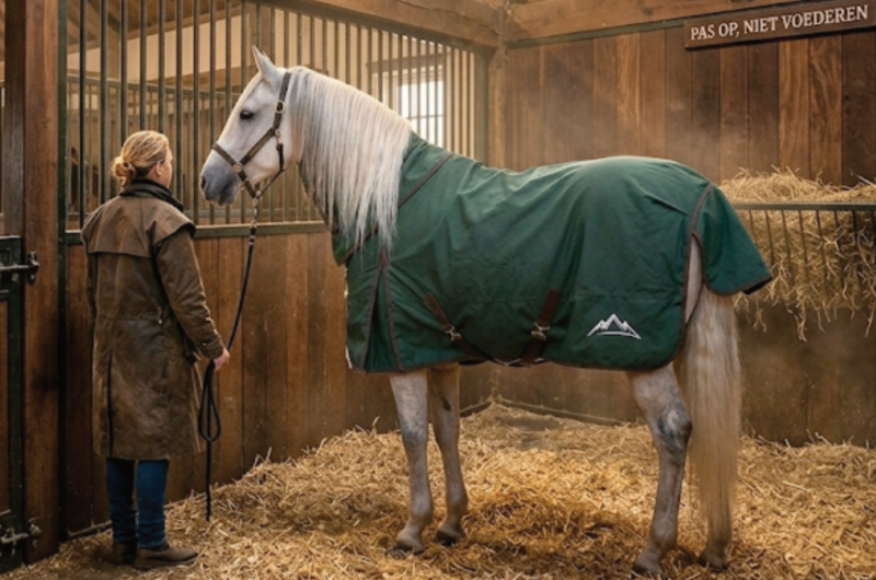 paardendeken wassen
